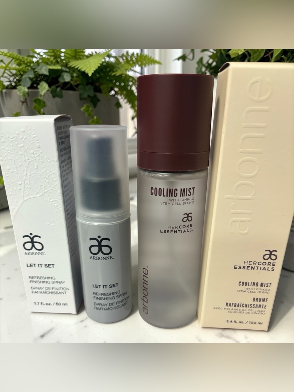 Cooling Mist With Ginkgo Stem Cell Blend & Let It Set Spray Refreshing Spray